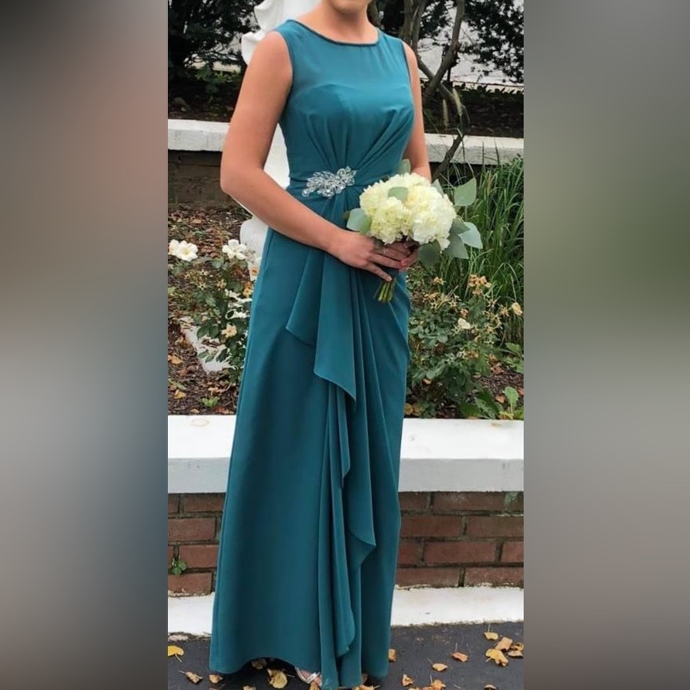 Teal gown